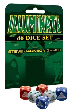 Steve Jackson Games Illuminati The Board Game: D6 Dice Set