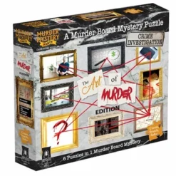 Murder Mystery Case File Puzzle: The Art Of Murder (DAMAGED)