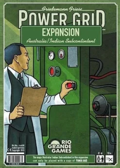 Rio-Grande-Games Power Grid: Recharged Expansion: Australia/ India Subcontinent