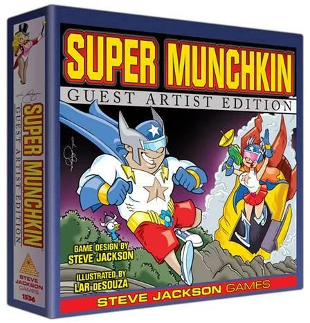 Steve Jackson Games Super Munchkin: Guest Artist Edition- Lar DeSouza
