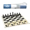 CHESS SET, ROLLUP 17" VINYL W/HANDLE