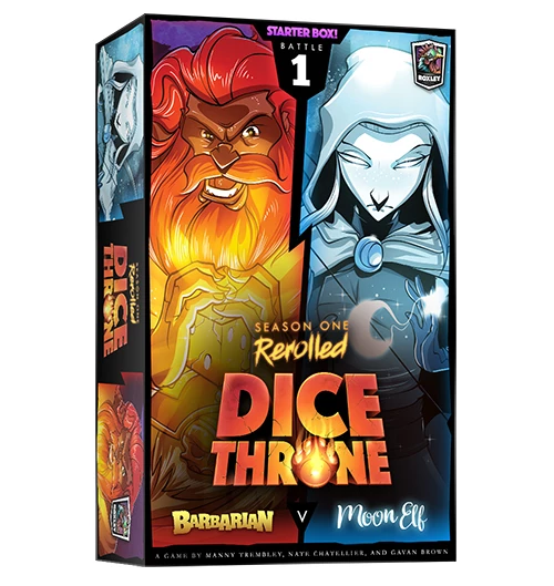 Dice Throne Season 1 Rerolled: Box 1 - Barbarian Vs Moon Elf
