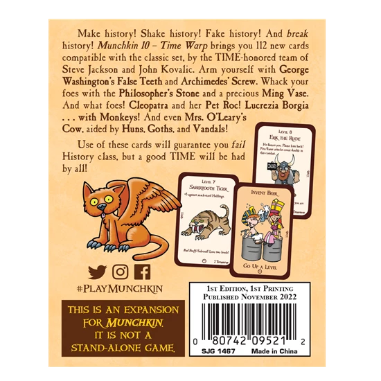 Steve Jackson Games Munchkin 10: Time Warp - Image 3