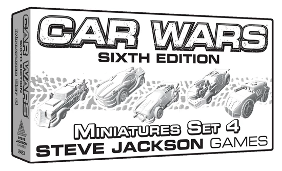 Steve Jackson Games Car Wars: Sixth Edition: Miniatures Set 4